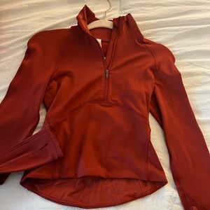 Lululemon run half zip size 2
